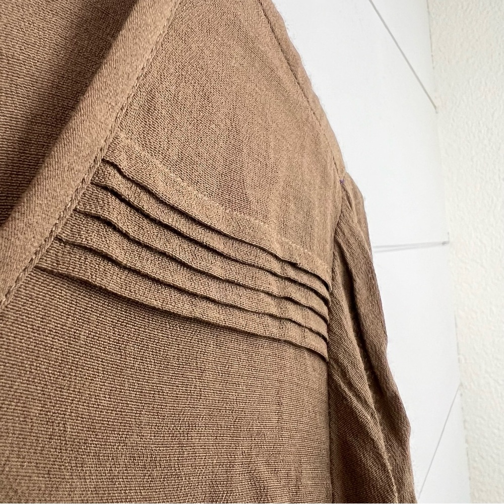 Boden Brown Tie-Waist Midi Dress - Picture 6 of 8